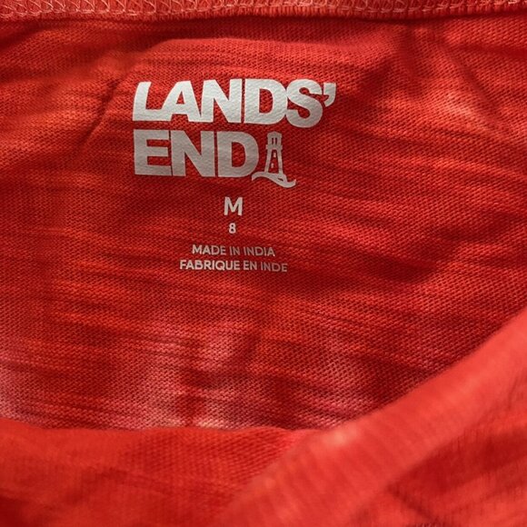 NWT Lands End Tie Dye Tee Size M 8 - Picture 2 of 4